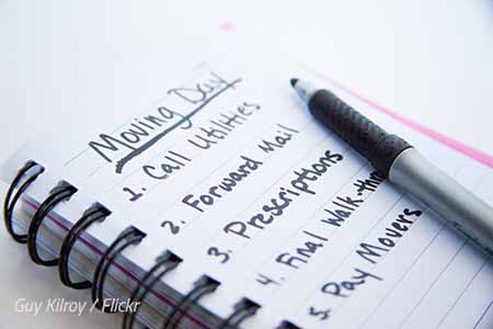 moving checklist