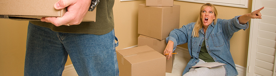 Anger management when moving home