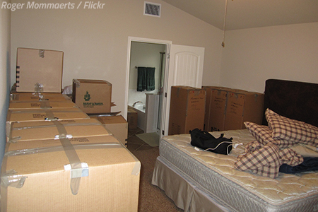 How to pack a bedroom