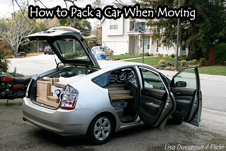 How to pack a car for moving
