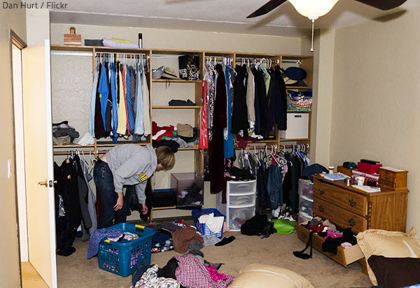 Follow the one year rule when downsizing your home.