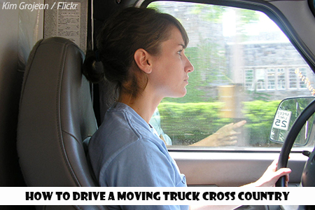 Tips for driving a moving truck cross country