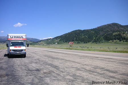 Driving a UHaul truck cross country