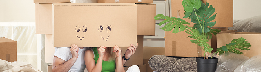 Excitement when moving house