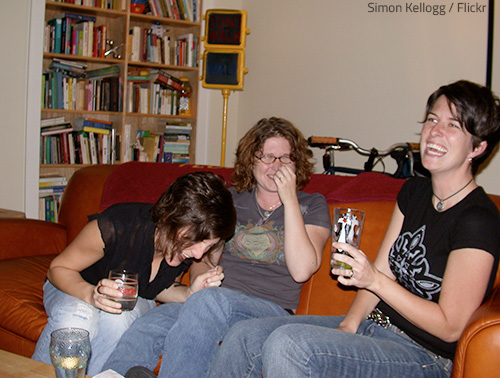 Living with friends is amazing.
