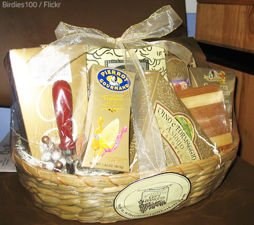 A housewarming gift basket is a the most common new home present.