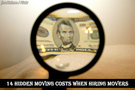 Hidden costs when moving out