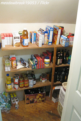 Using up the pantry food