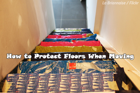 Protect your floors when moving home