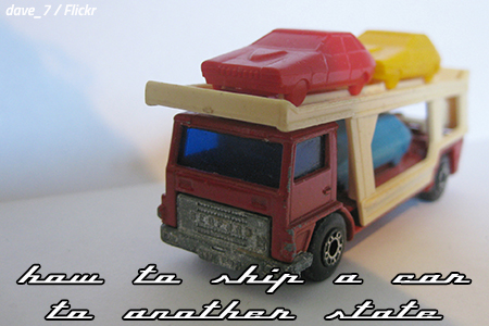 How to ship a car to another state