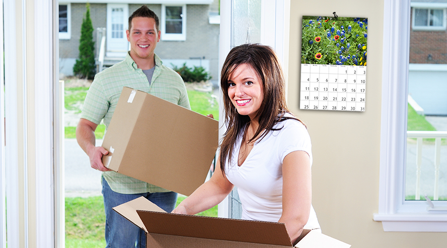 Moving in summer may add to the moving stress.