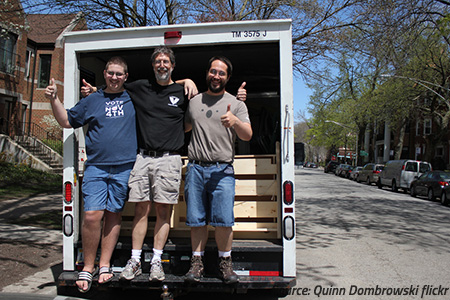how to load a moving truck
