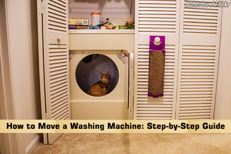 How to move a washing machine