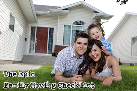 Family Moving Checklist