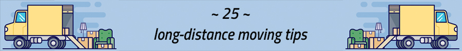 Long-distance moving tips