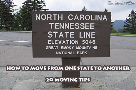 Moving from one state to another: 20 moving tips