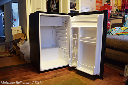Packing a fridge when moving