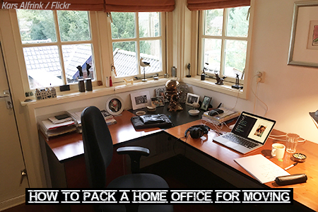 How to pack your home office for moving