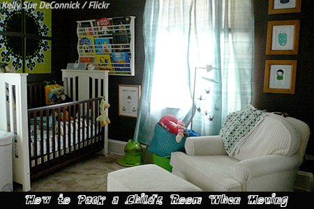 How to pack and move your child's nursery room