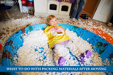 What to do with packaging after a move