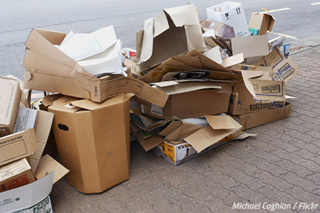How to recycle moving boxes