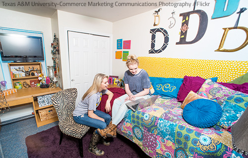 Moving into a dorm room offers unexpected benefits.