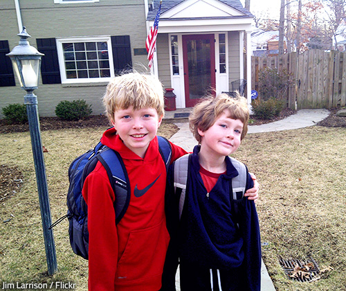 Moving schools midyear gives kids the chance to meet new friends right away.