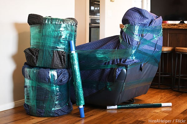 Plastic wrap for moving furniture will help you ensure the safety of your furniture pieces.
