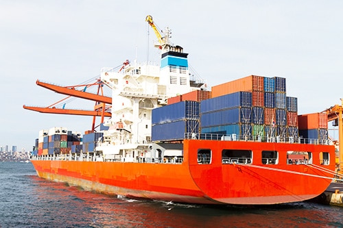 Sea freight is your cheapest shipping option when moving to another country.