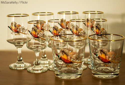 Sort out your glassware before you start packing glasses for a move.