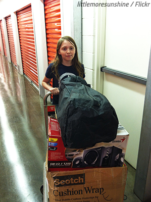 What to put in a storage unit