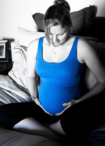 Be careful to avoid stress when moving during pregnancy.