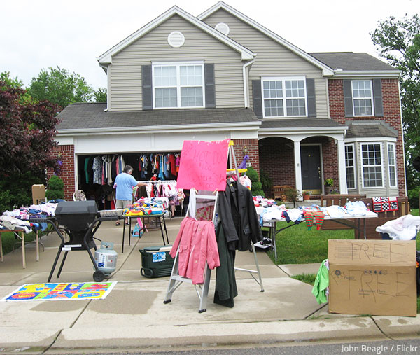 Hold a successful garage sale.