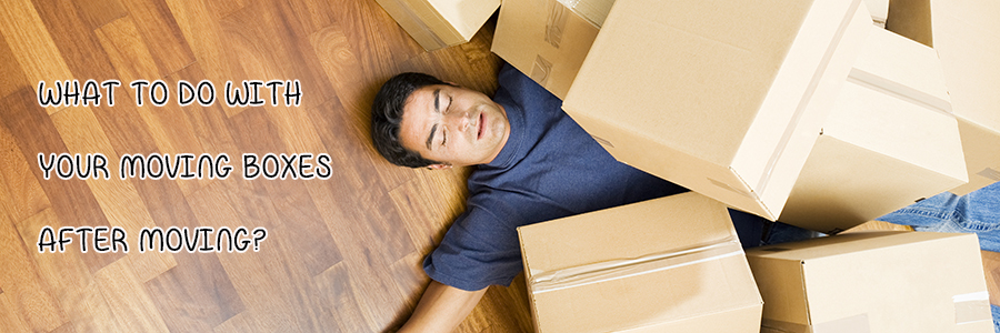 What to do with boxes after moving