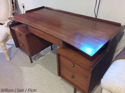 Moving a desk to a new home