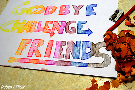Saying goodbye to friends when moving away