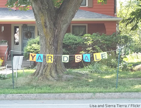 Find a way to sell your old goods at a profit.